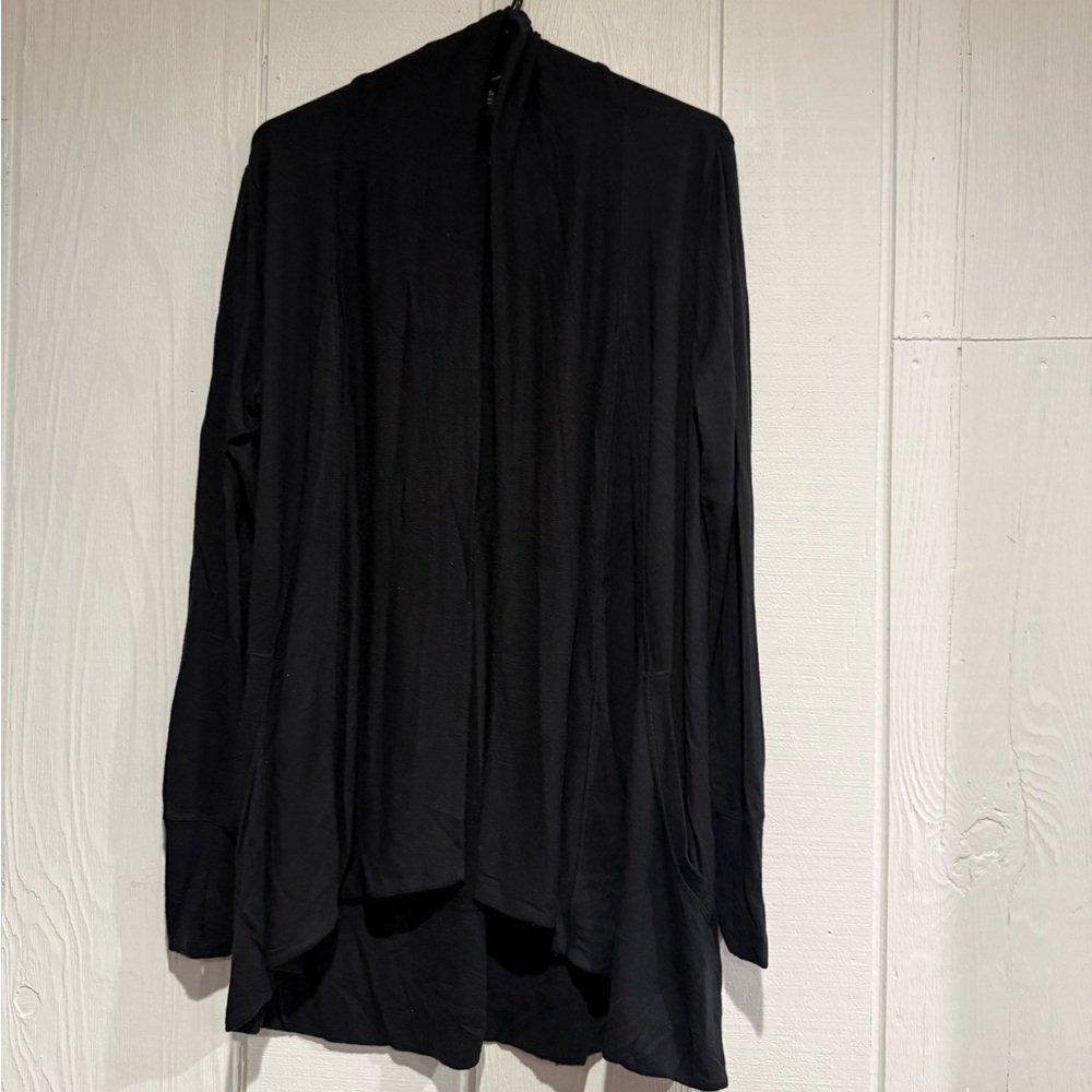 Athleta Black Pranayama Wrap Cardigan